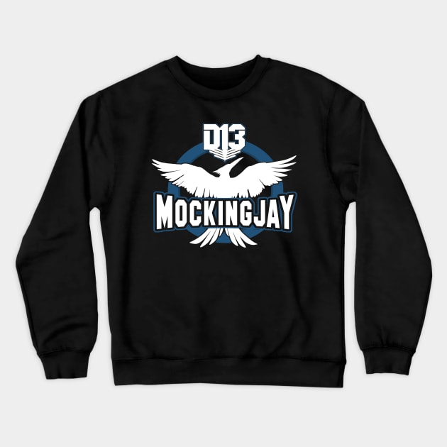 D13 Mockingjay Crewneck Sweatshirt by Ratherkool